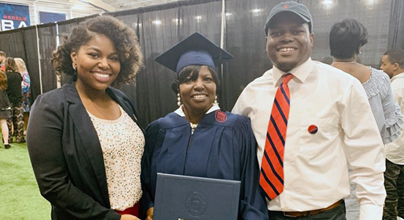 Phyllis Green and family