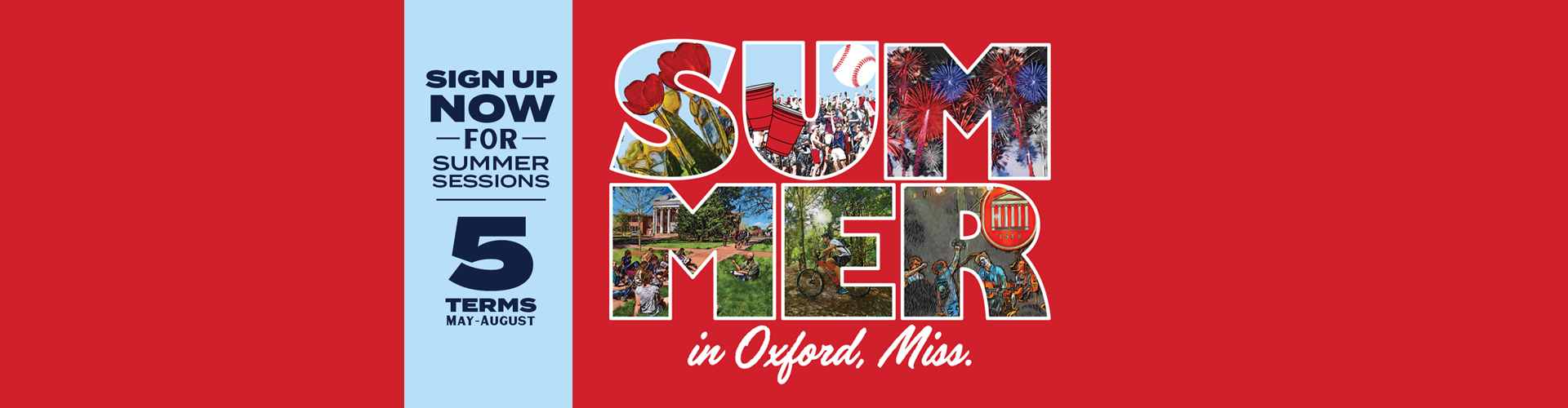 Summer at Ole Miss Shark Graphic