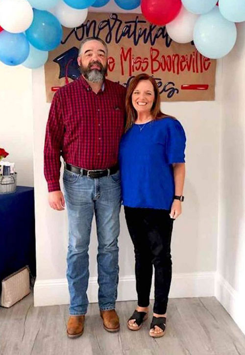 Rhonda Brown and her husband Ken