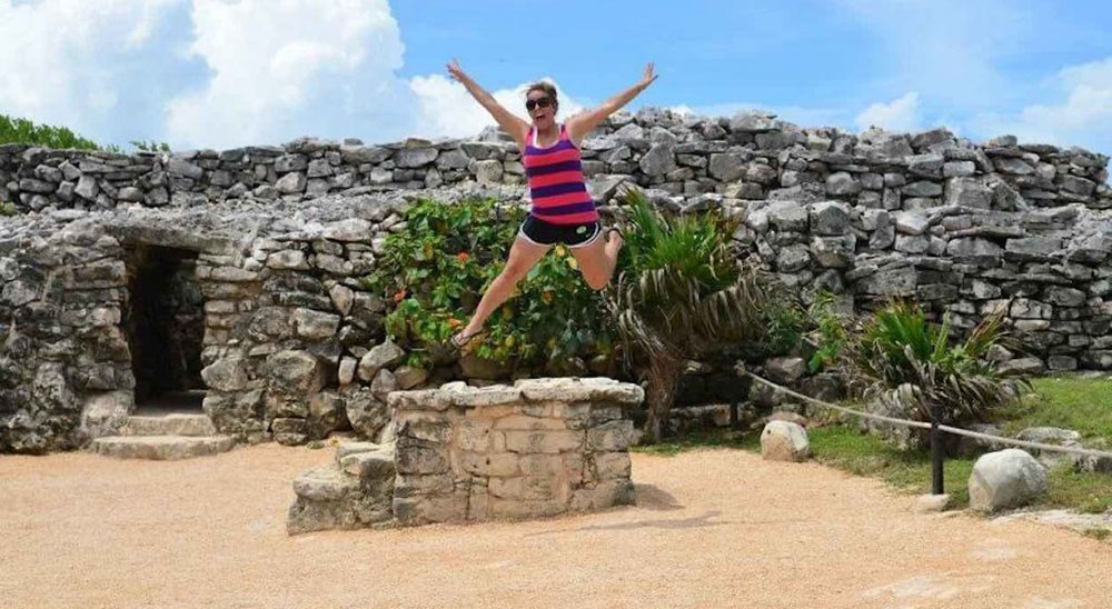 Jori Isenhower on vacation in Mexico