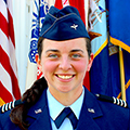 Bator in uniform on Ole Miss campus