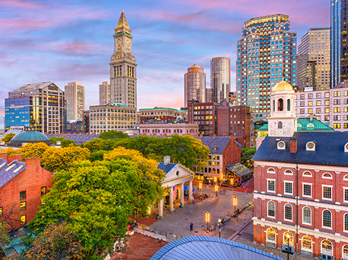 Boston, MA skyline