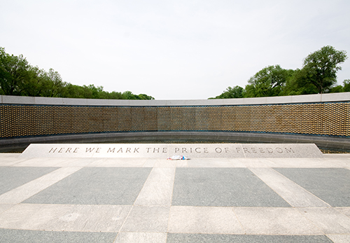 National World War II Memorial in Washington DC.